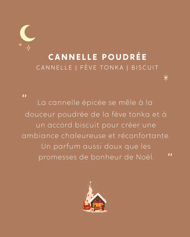 Grande bougie Cannelle Poudrée