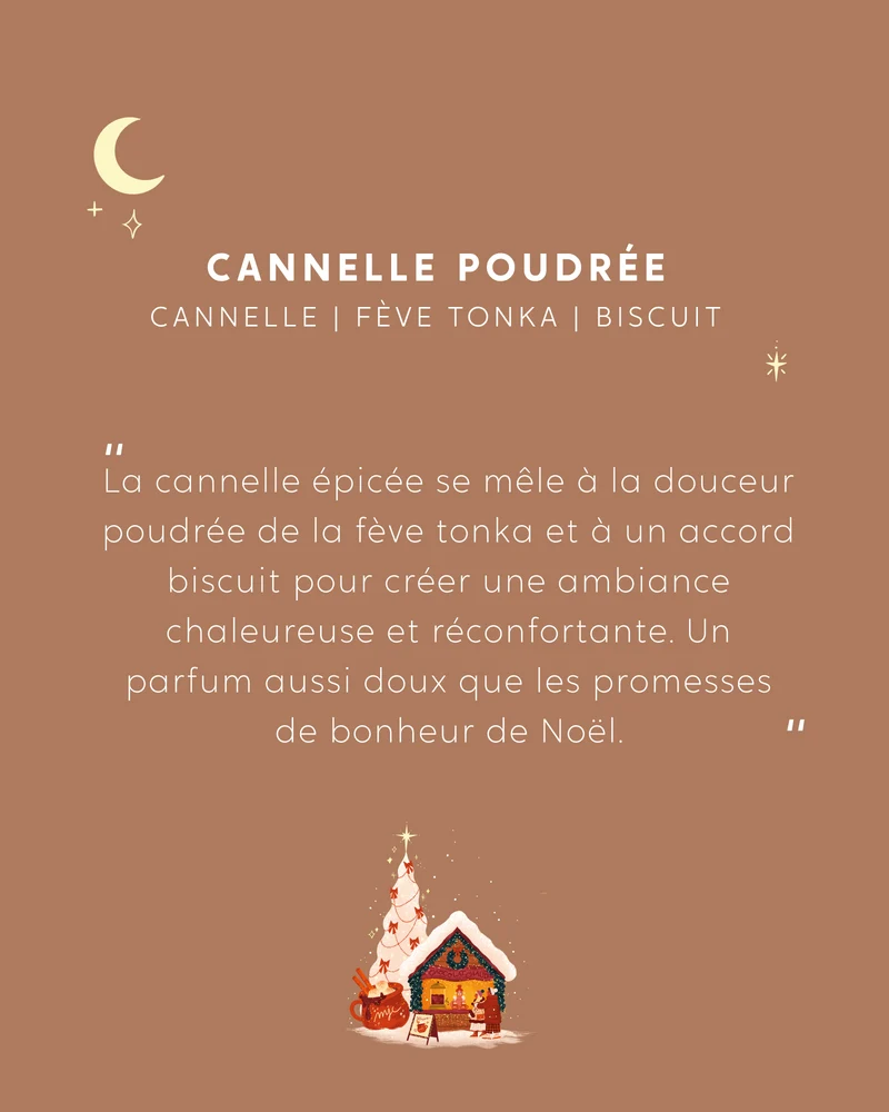 Bougie bijou Cannelle Poudrée