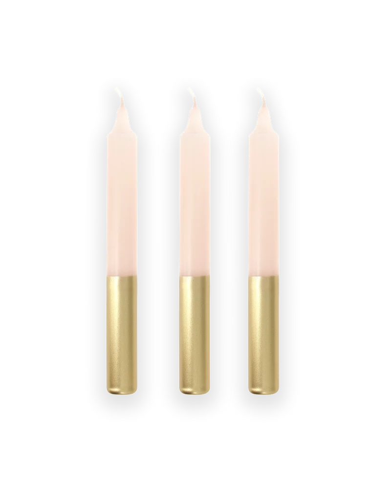 Bougies Bicolores - Nude & Or