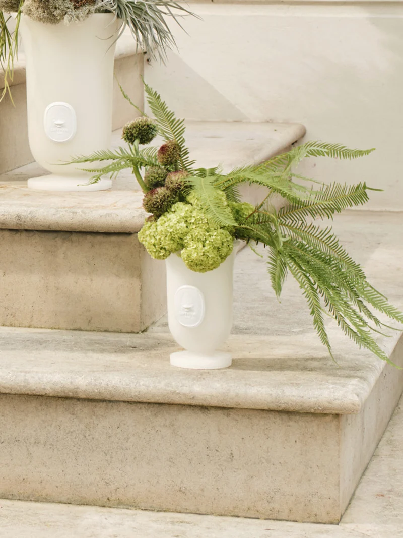 Vase Médicis blanc - Petit modèle