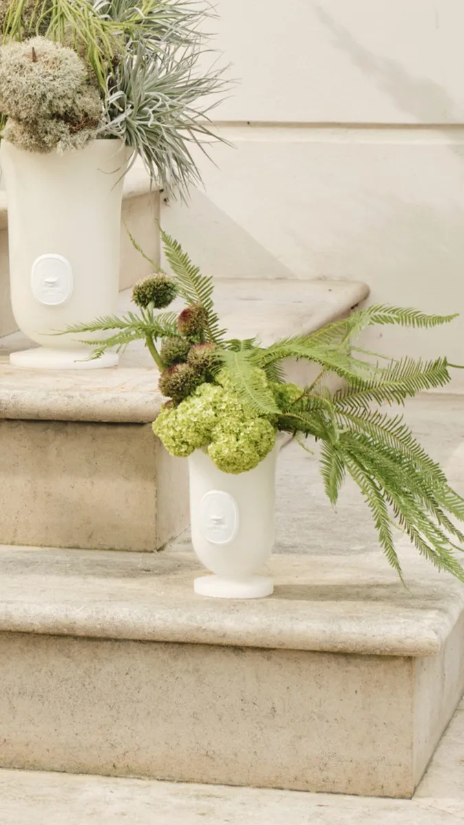 Vase Médicis blanc - Petit modèle