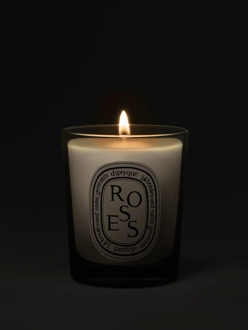 Roses - Bougie petit modèle