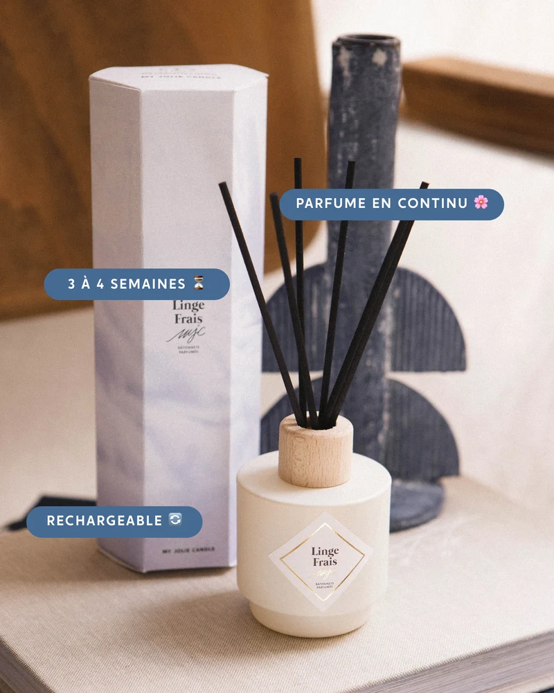 Bâtonnets parfumés Linge Frais