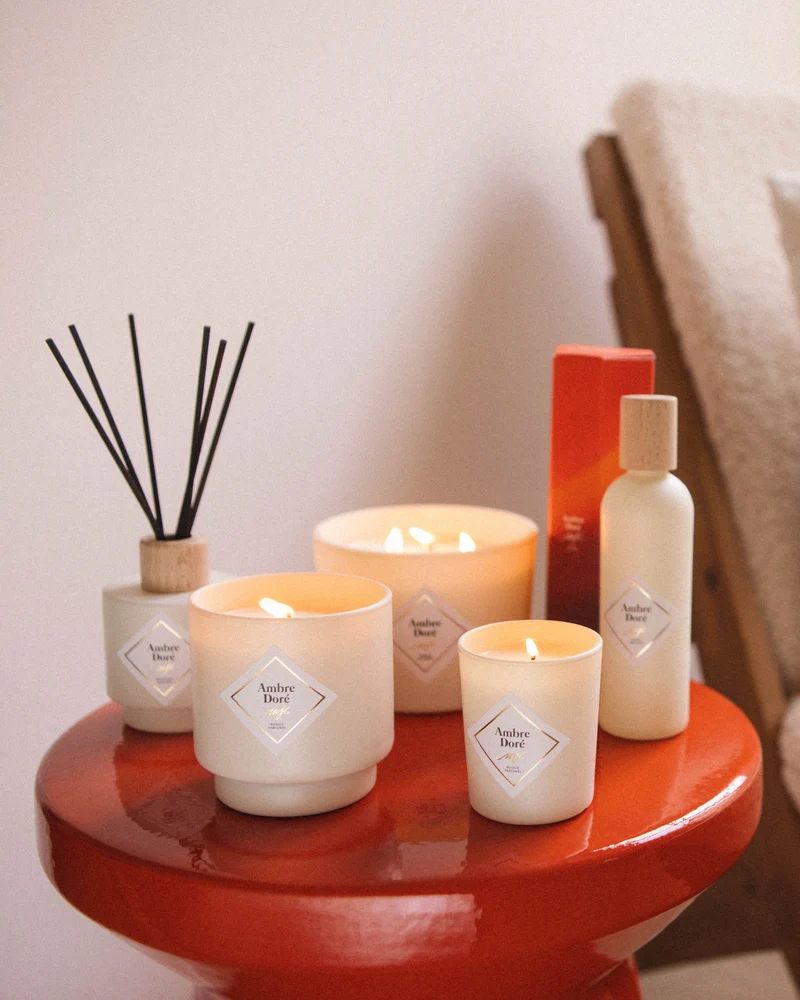 Bâtonnets parfumés Ambre Doré