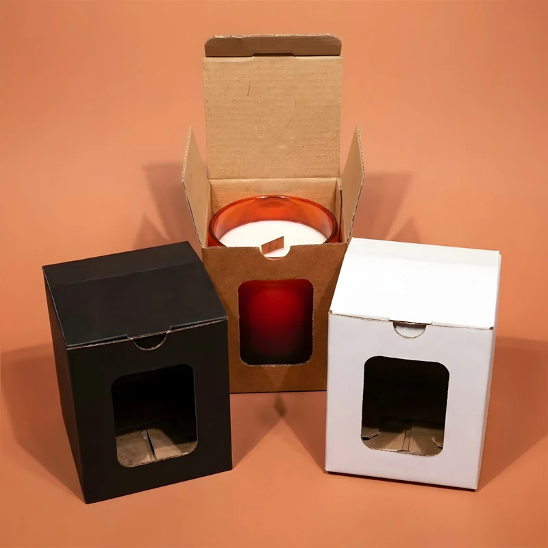 Boîte d'emballage en carton pour bougies