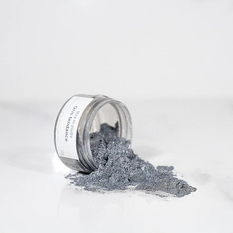 Poudre de mica - Gris