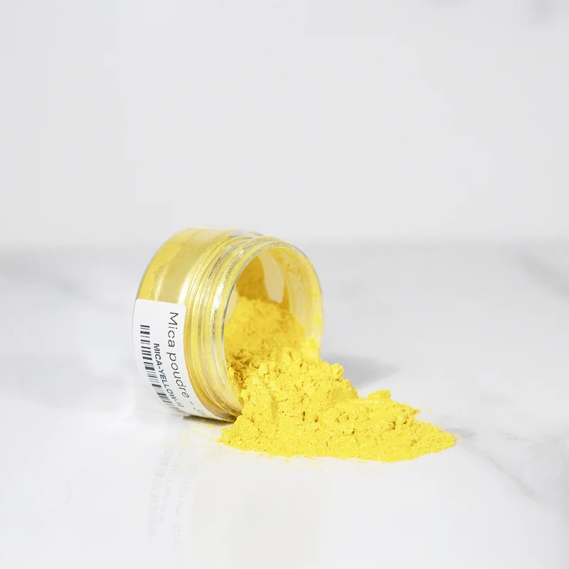 Poudre de mica - Jaune