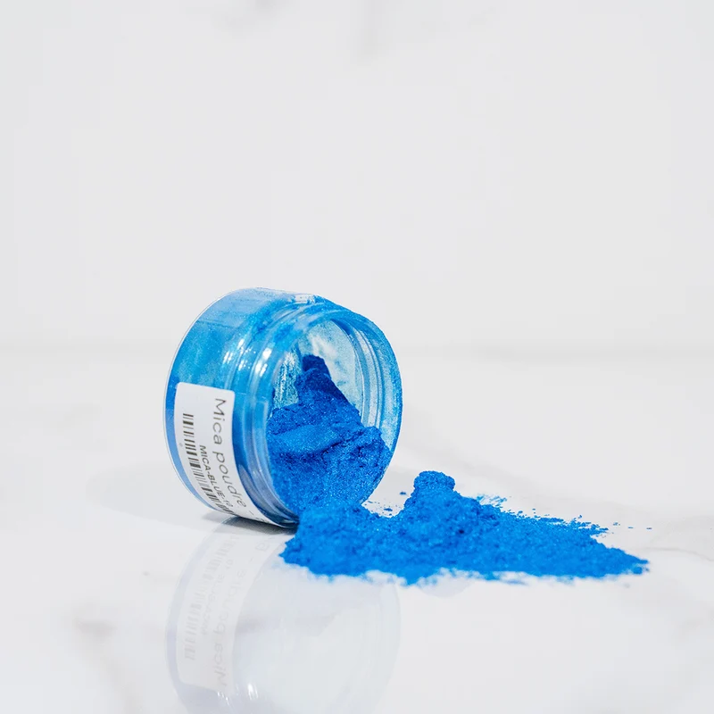 Poudre de mica - Bleu