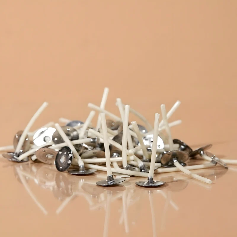 Mèches TEA LIGHT cirées en coton pour bougies chauffe-plat