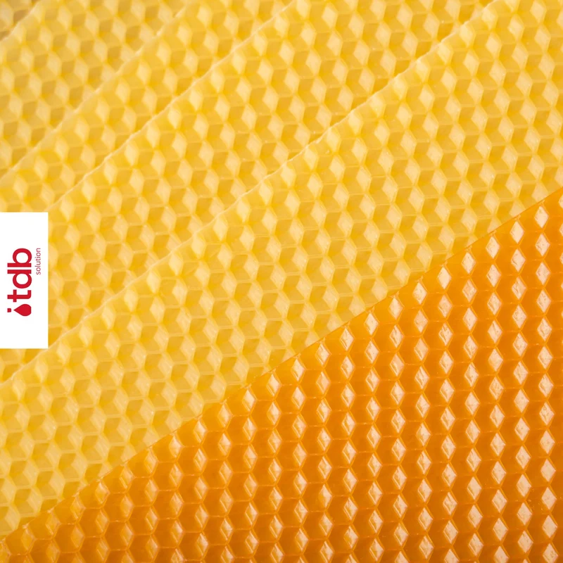 Feuilles de Cire d'Abeille gaufrées - TDB Solution