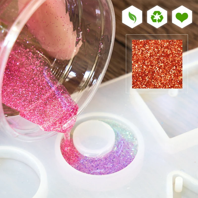 Paillettes biodégradables brillantes pour créations parfumées