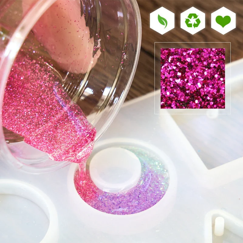 Paillettes biodégradables brillantes pour créations parfumées