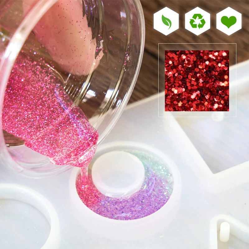 Paillettes biodégradables brillantes pour créations parfumées
