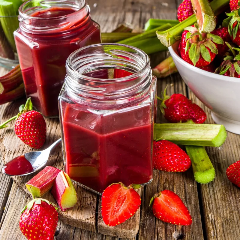 Rhubarbe fraise - Parfum pour bougie