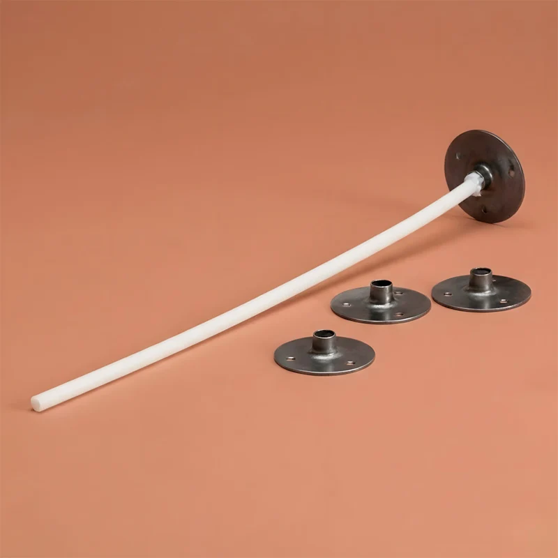 Porte-mèche rond avec trou