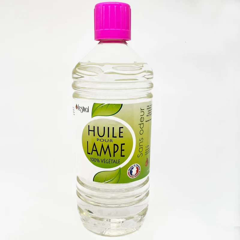 Huile végétale de lampe à huile - 1 L