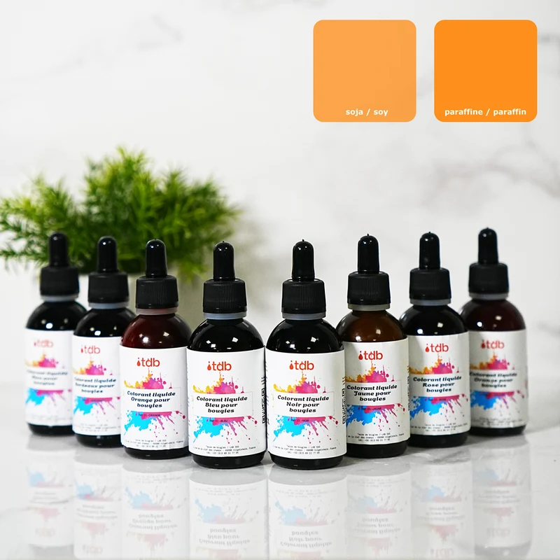 Colorant liquide Orange pour bougies