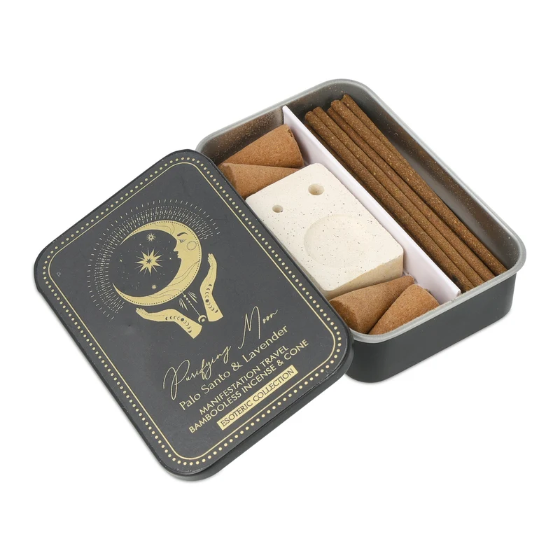 Wierook Esoteric Collection Purifying Moon & brander in blikken schuifdoosje