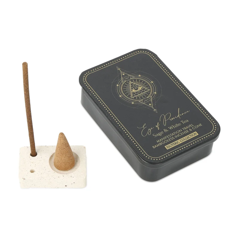 Wierook Esoteric Collection Eye of Providence & brander in blikken schuifdoosje