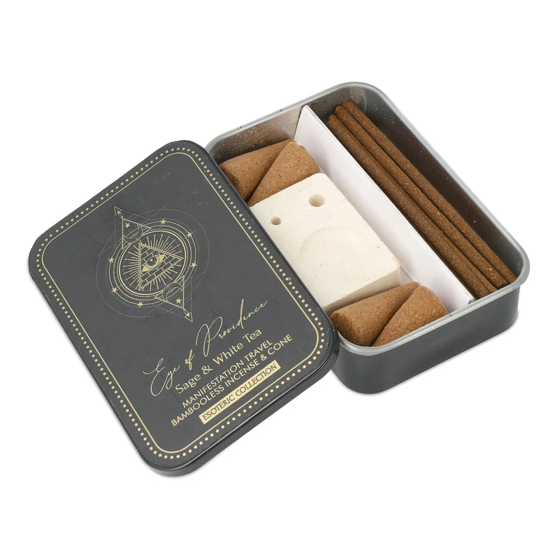 Wierook Esoteric Collection Eye of Providence & brander in blikken schuifdoosje