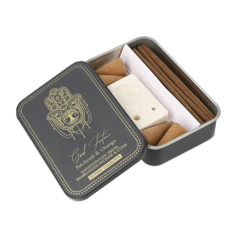 Wierook Esoteric Collection Good Fortune & brander in blikken schuifdoosje