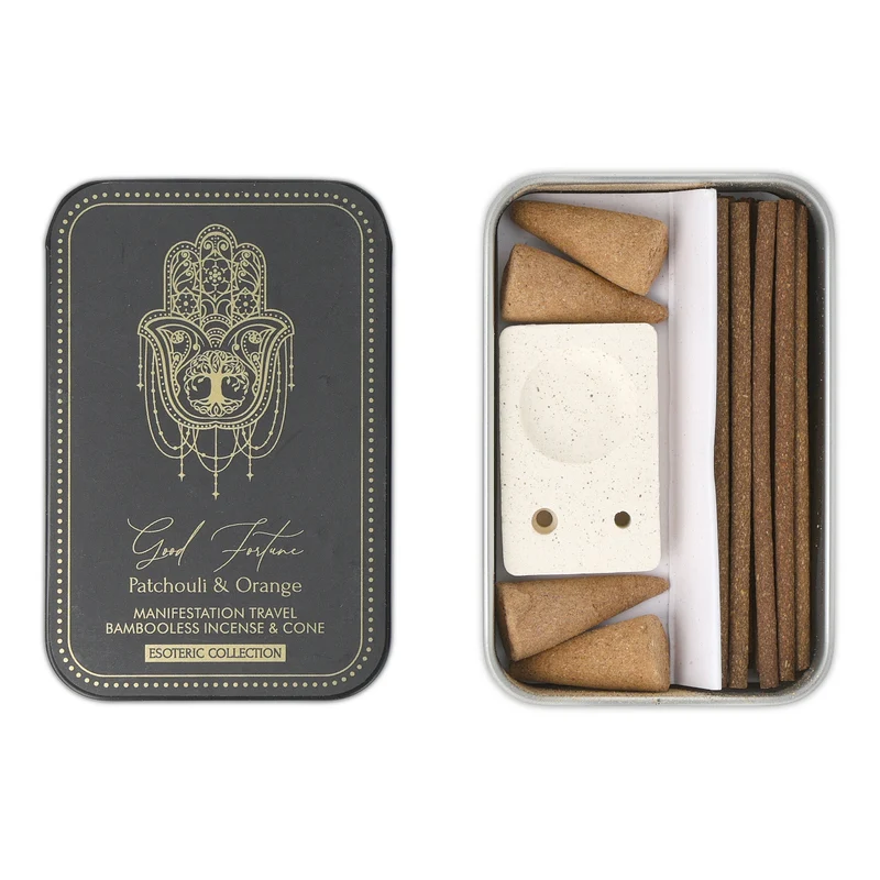 Wierook Esoteric Collection Good Fortune & brander in blikken schuifdoosje
