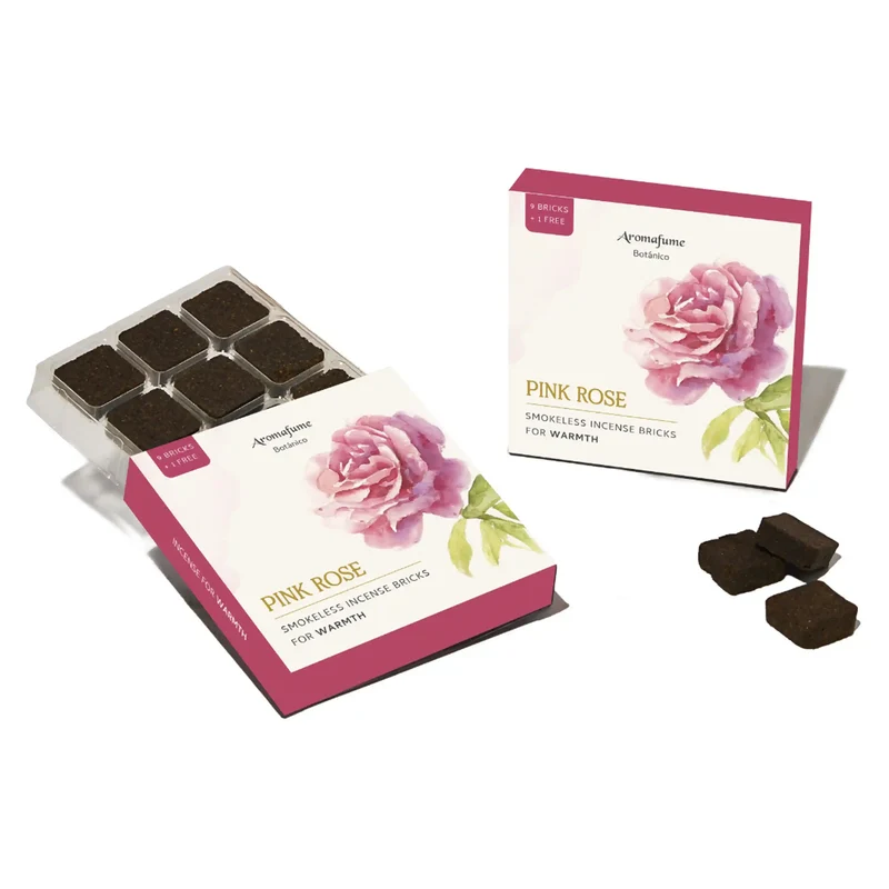 Aromafume wierookblokjes Botanica Pink Rose