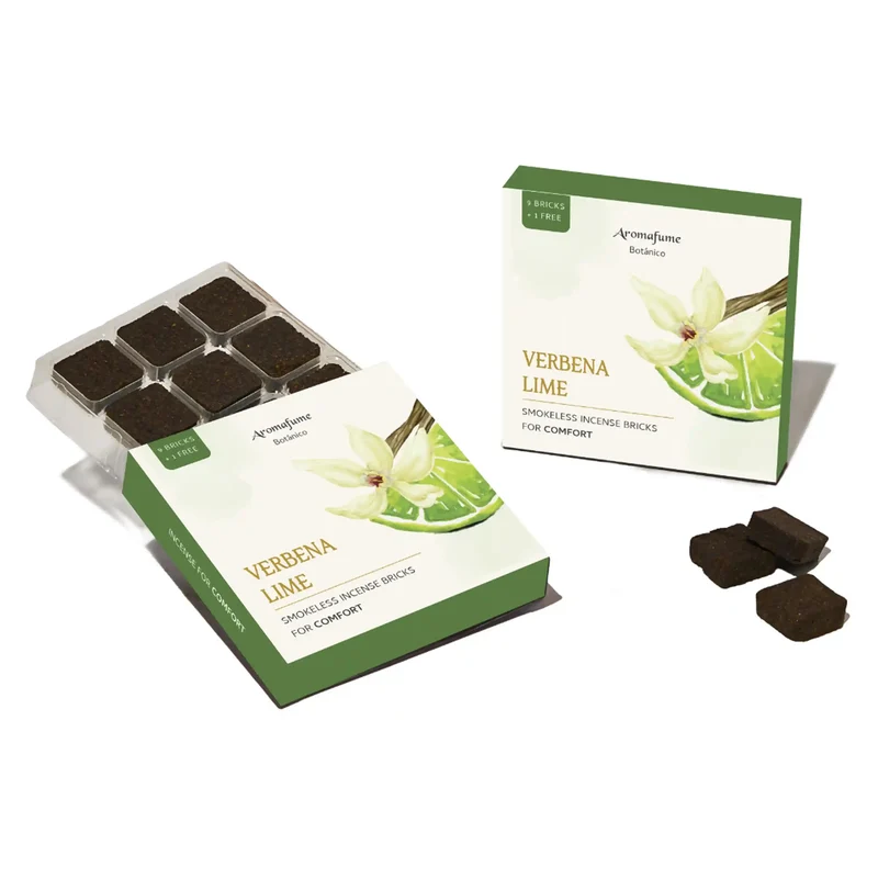 Aromafume wierookblokjes Botanica Verbena Lime