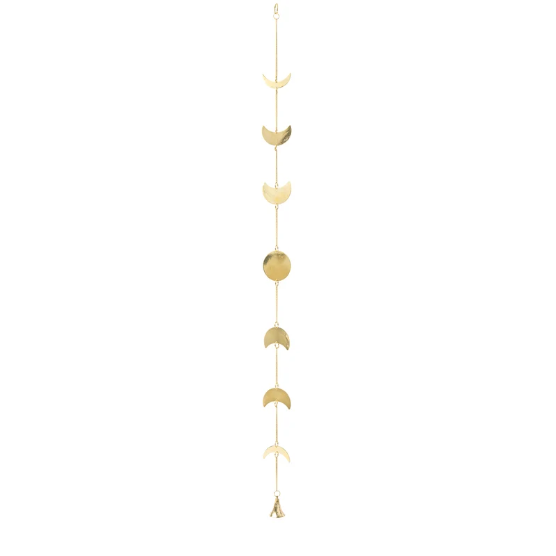 Raamdecoratie maanfasen met bel