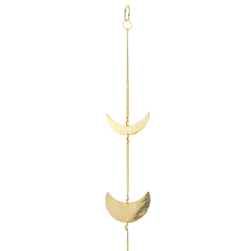 Raamdecoratie maanfasen met bel