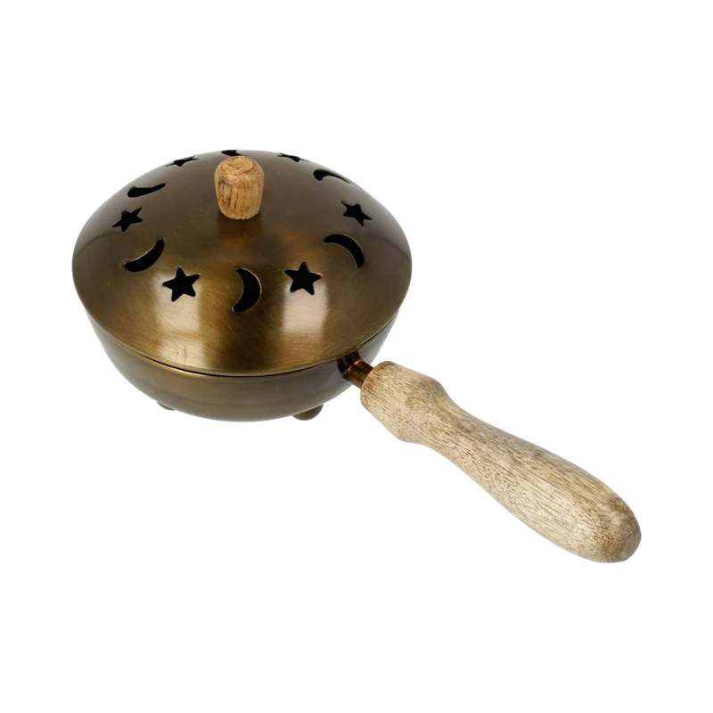 Wierookbrander ijzer panmodel