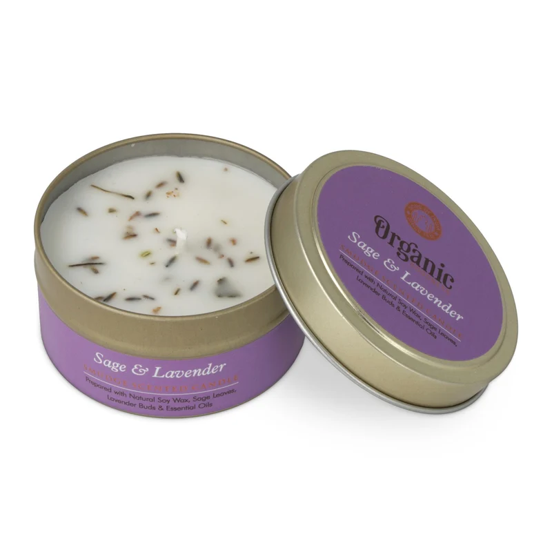 Geurkaars smudge SET van 3 Organic Goodness