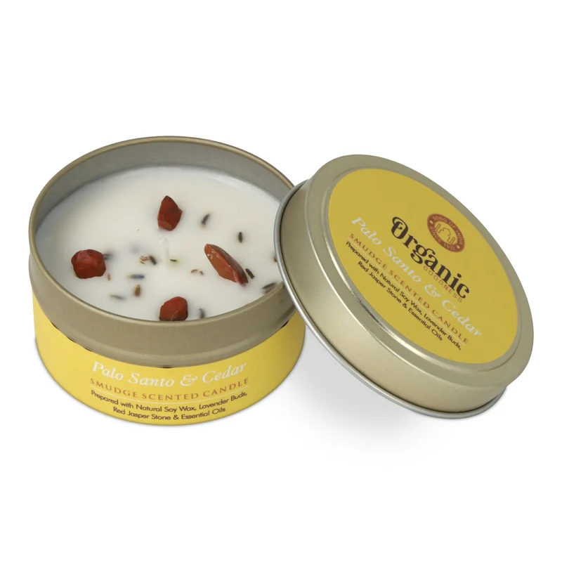 Geurkaars smudge SET van 3 Organic Goodness