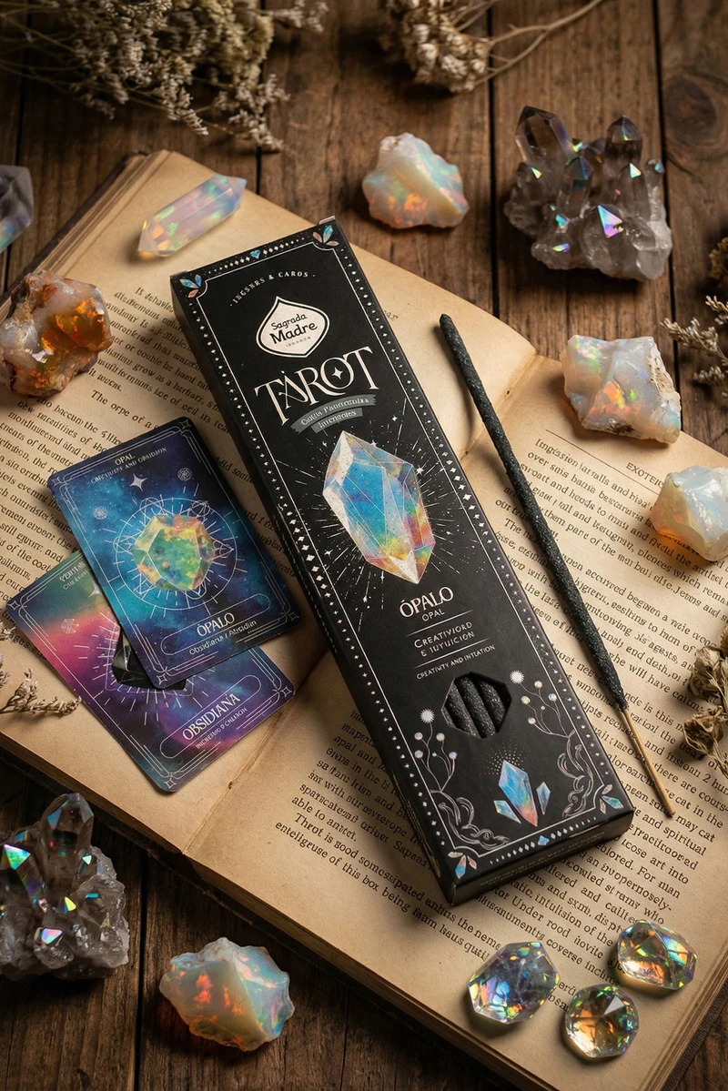 Sagrada Madre Tarot Gems wierook Opaal