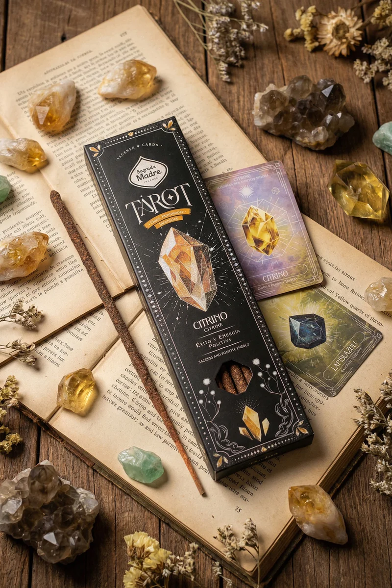 Sagrada Madre Tarot Gems wierook Citrien