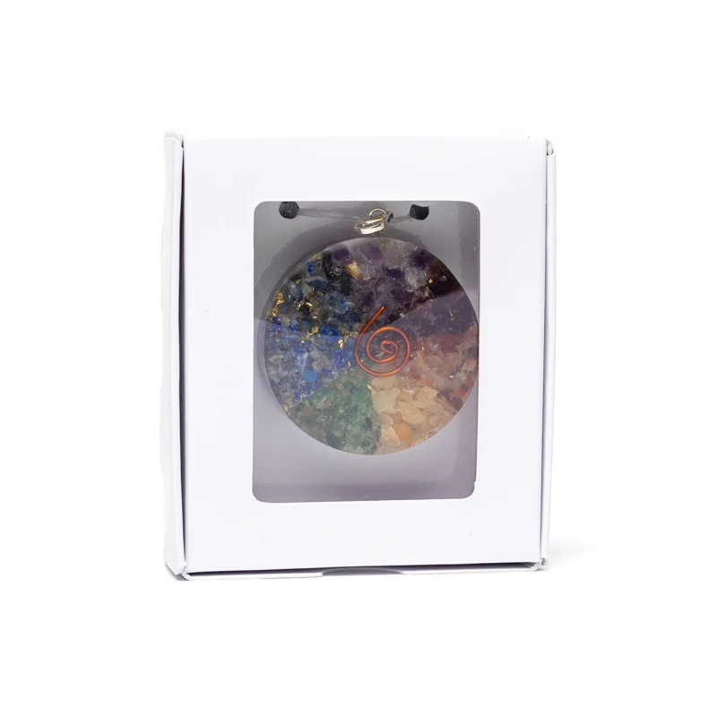 Orgoniet hanger Chakra rond