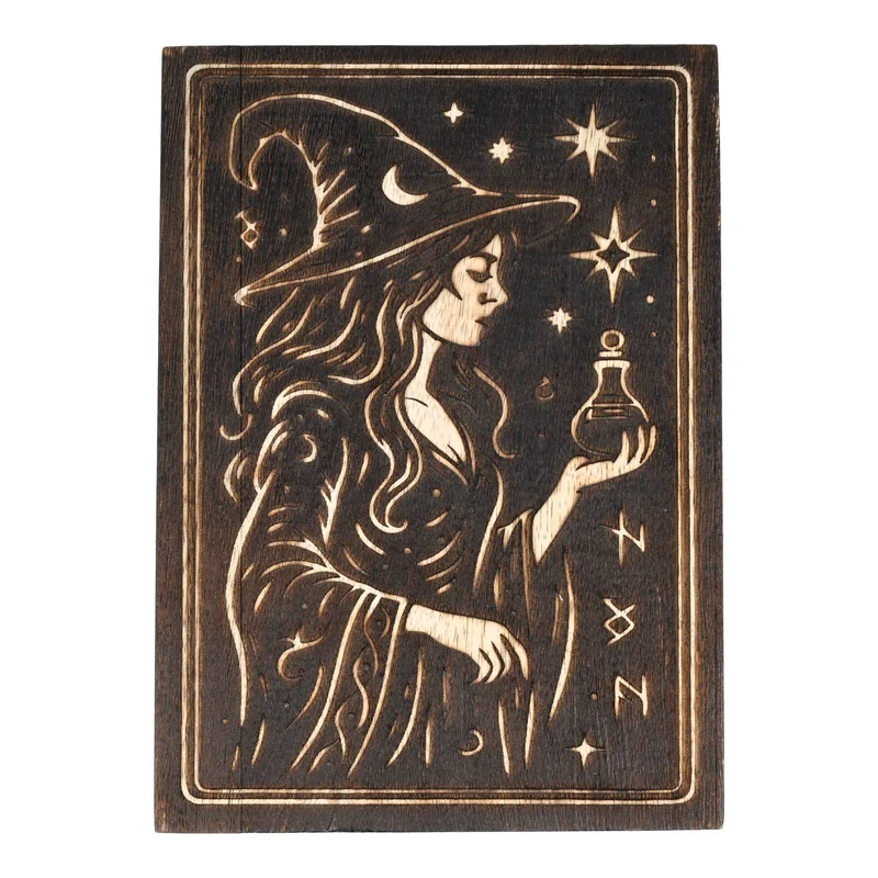 Tarotdoos de Tovenares zwart mangohout