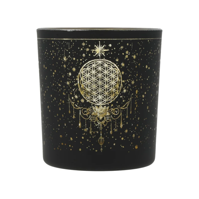 Sfeerlicht matglas/metallic Mystical Flower of Life
