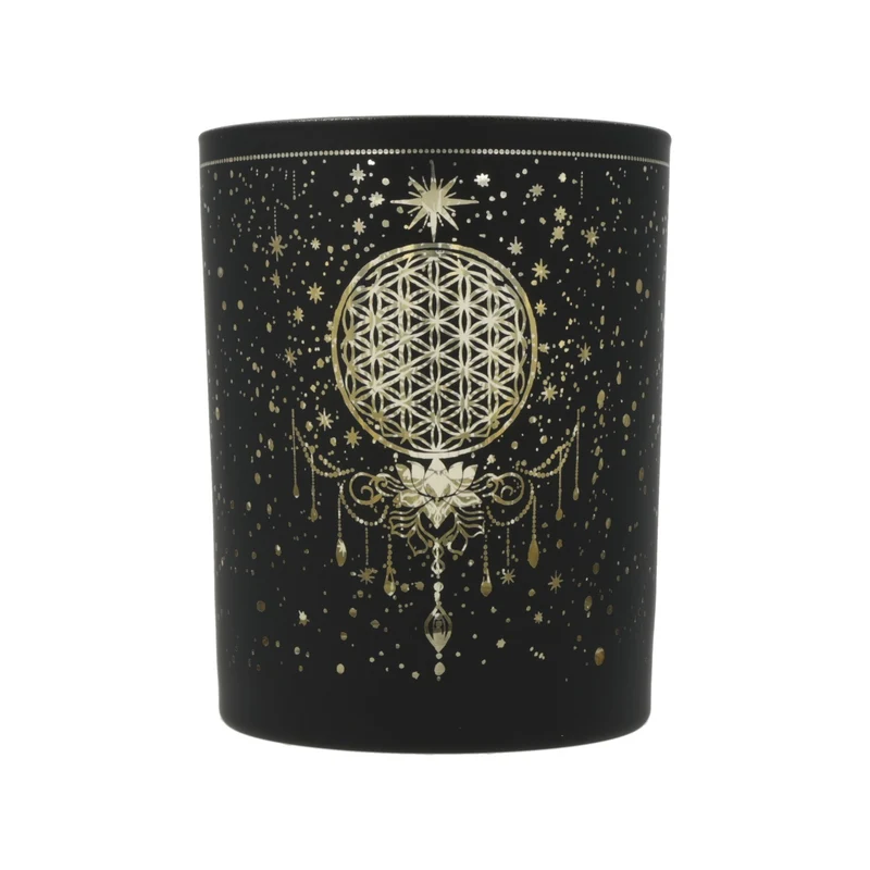 Sfeerlicht matglas/metallic Mystical Flower of Life