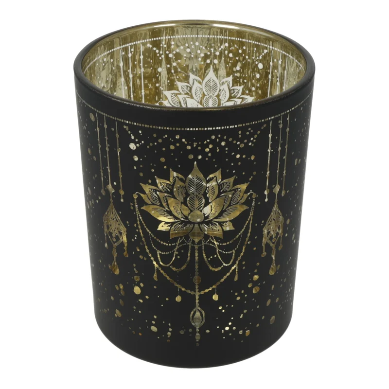 Sfeerlicht matglas/metallic Mystical Lotus