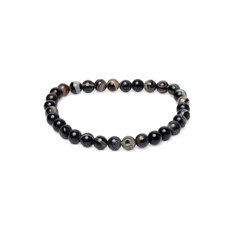 Armband shiva oog agaat AA kwaliteit elastisch