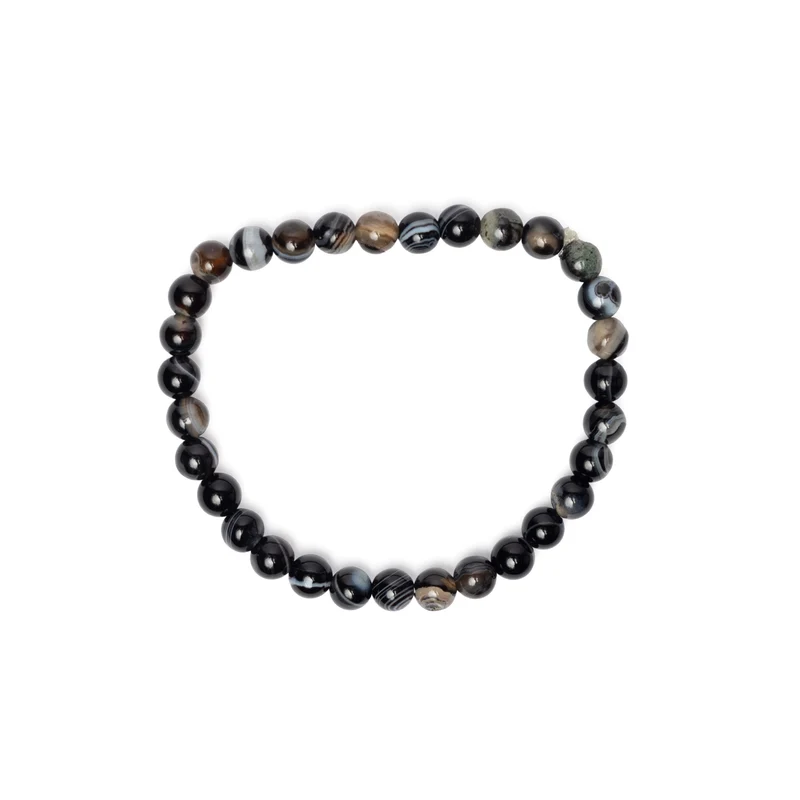 Armband shiva oog agaat AA kwaliteit elastisch