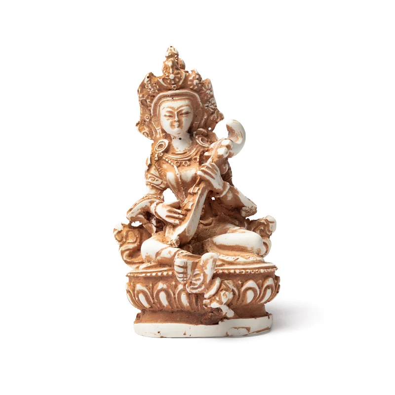 Saraswati beeld ivoorkleurig