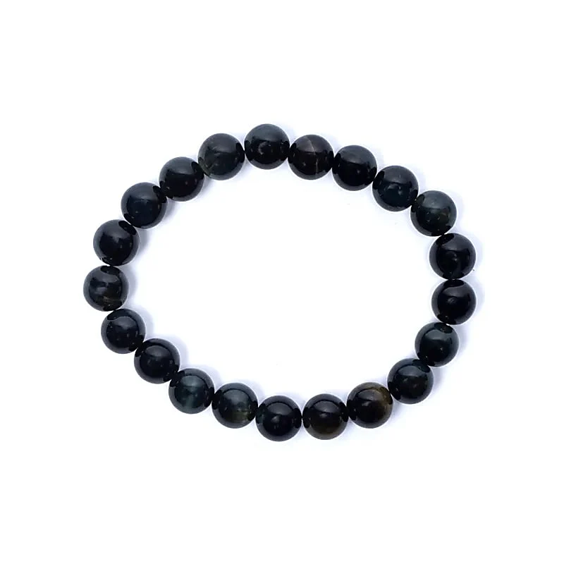 Armband blauwe tijgeroog elastisch