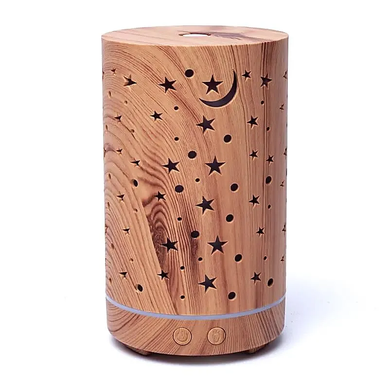 Aroma diffuser Starlight houtmotief