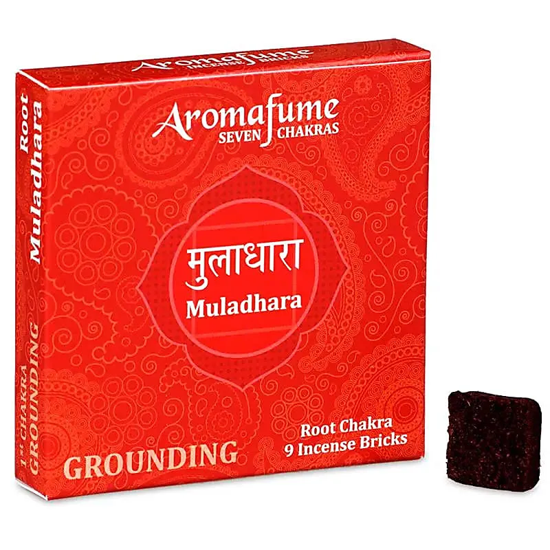 Aromafume Chakra wierookblokjes 1e chakra