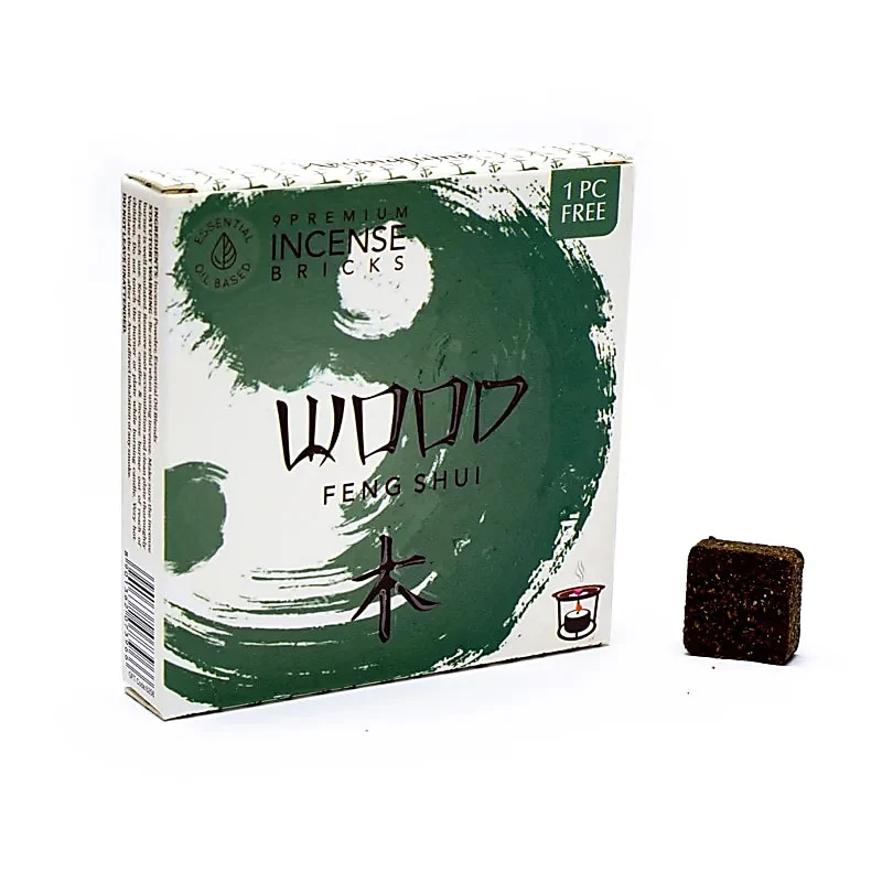 Aromafume Feng Shui wierookblokjes Hout