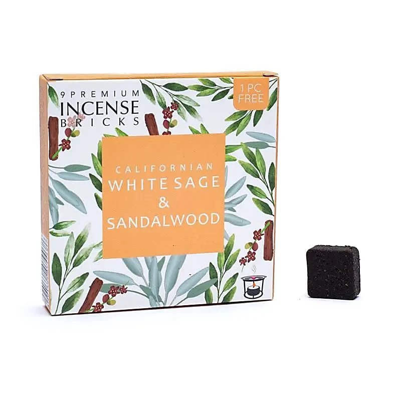 Aromafume wierookblokjes witte salie & sandelhout