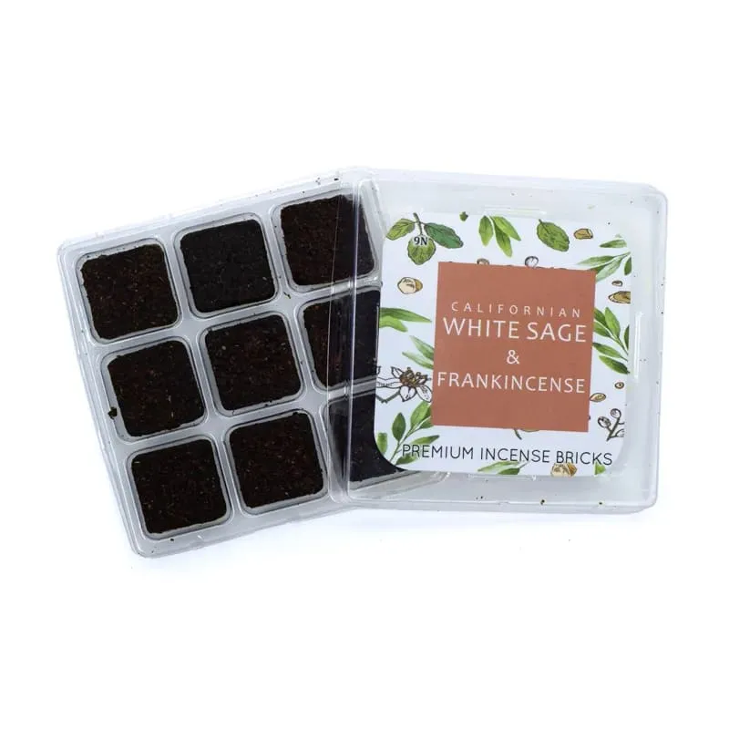 Aromafume wierookblokjes witte salie & frankincense