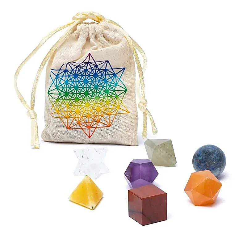 Chakra heilige geometrie set 7-delig